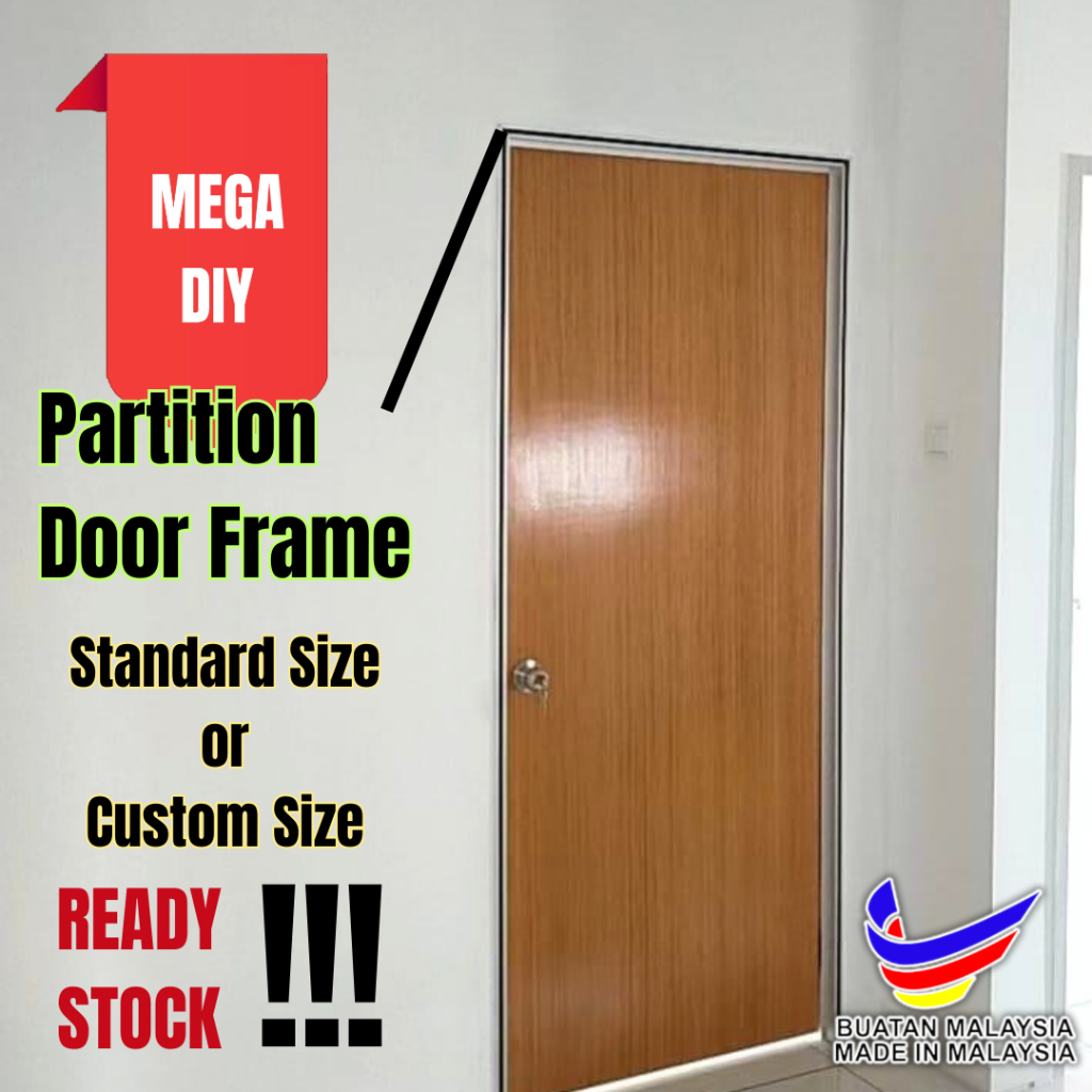 Partition Frame Pintu / Gypsum Board / Door Jamb Aluminium / Plywood