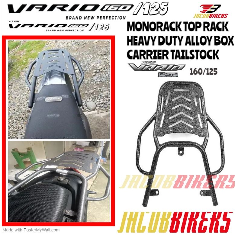 HONDA VARIO 160 150 125 CLICK160 125 150 tailstock shelf with luggage ...