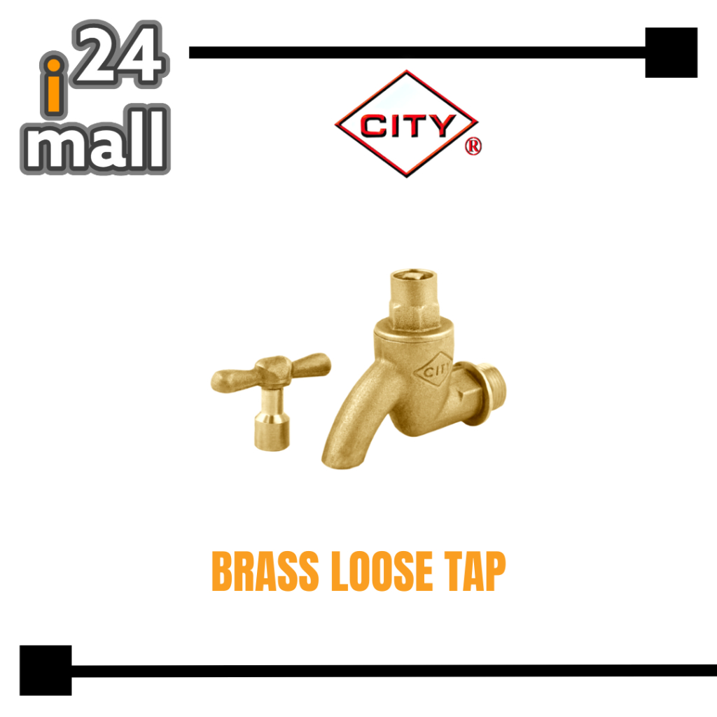 City Brass Loose Tap Water Tap Key Bidet Tap Kepala Paip Air Dengan