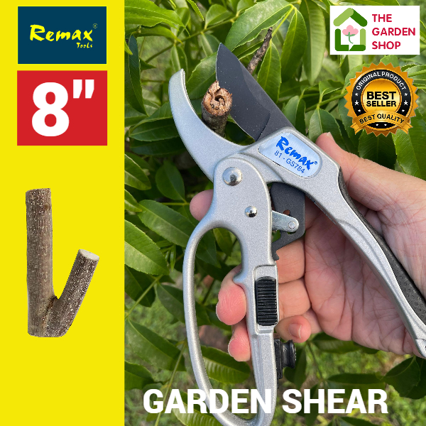 Remax Heavy Duty Pruning Shears Ratchet Hand Pruner Garden Hand Tool ...