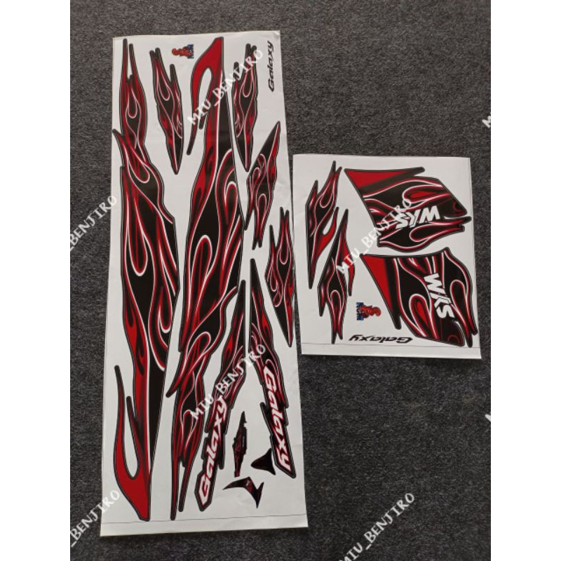 STICKER SYM SPORT BONUS API / STRIPE FIRE SYM SPORT BONUS | Shopee Malaysia