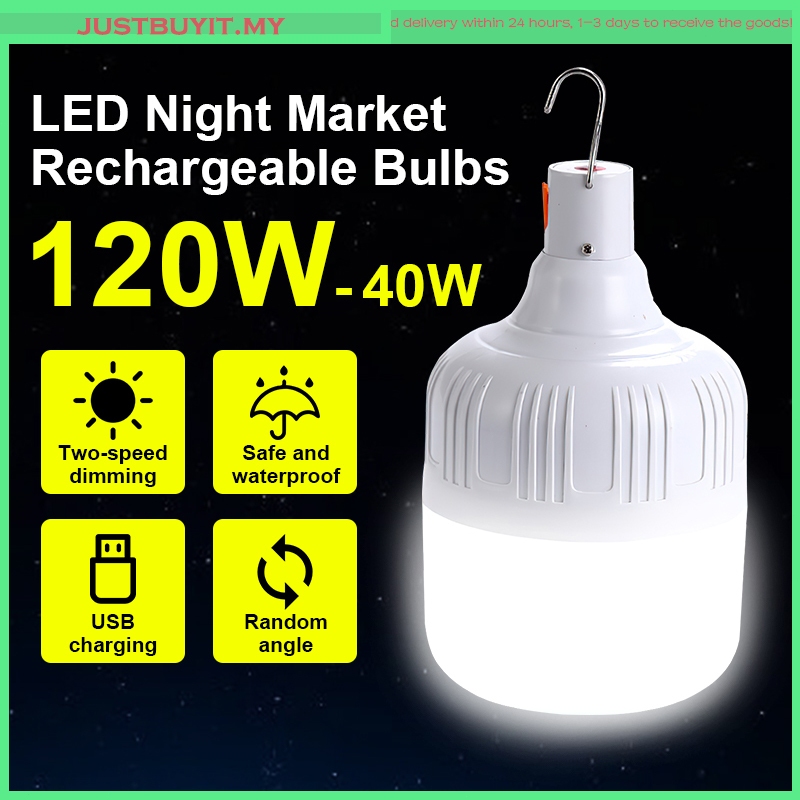 Rechargeable Portable Bulb super bright lampu camping LED Light Bulb ...