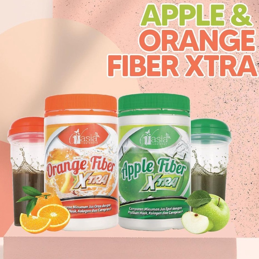 V'ASIA APPLE FIBER XTRA / ORANGE FIBER XTRA 400G Shopee Malaysia