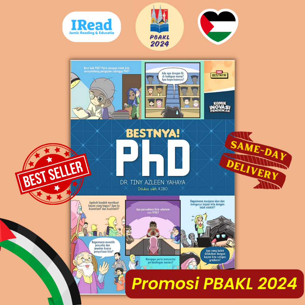 Bestnya PhD - Promosi Pesta Buku PBAKL 2024 Komik Inovasi Pendidikan Mesra Famili Irfan Foner ...