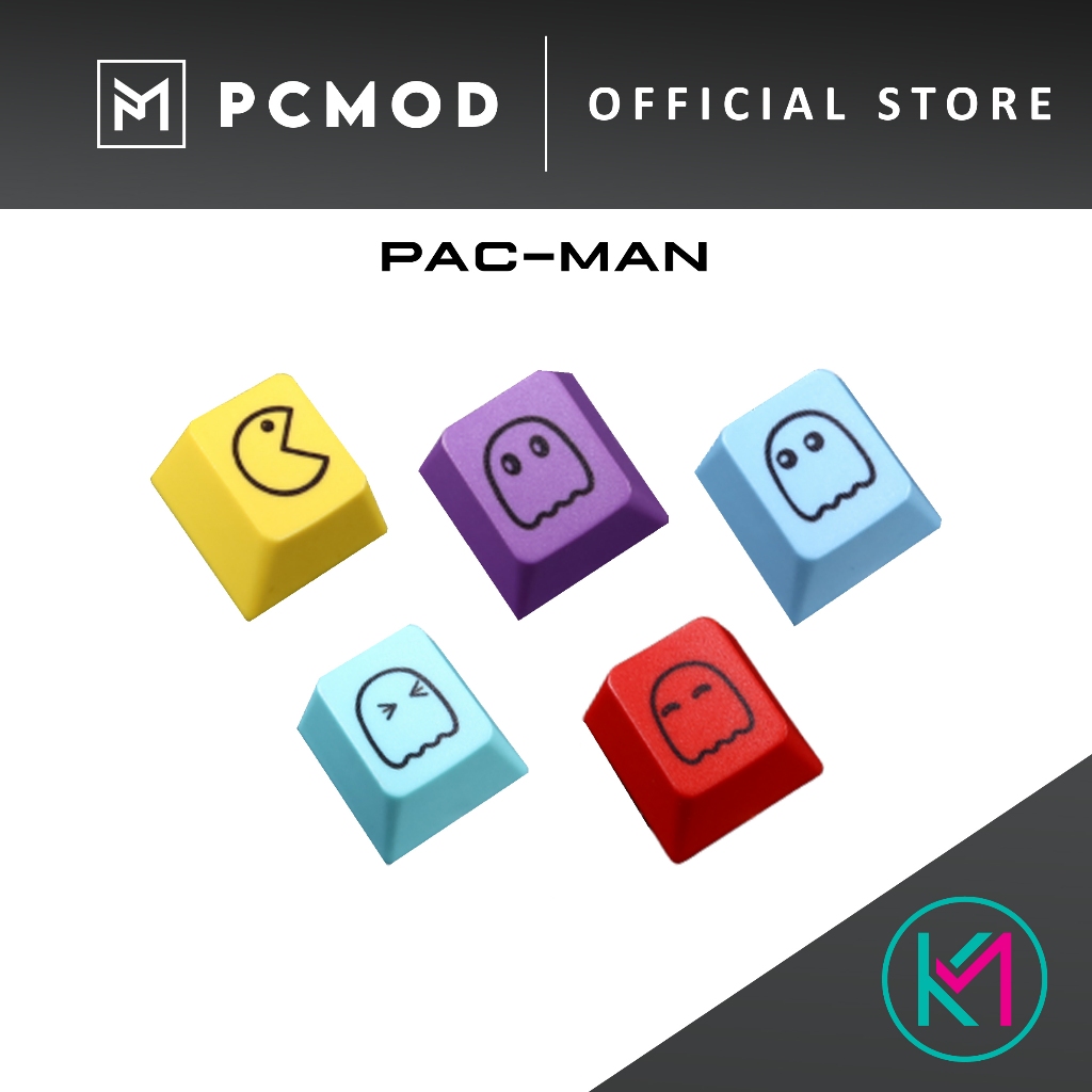 Pac-Man & Ghosts Artisan Keycaps | Pac-Man , Blue Ghost , Cyan Ghost ...