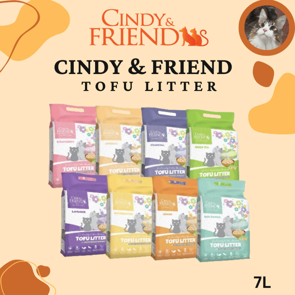 CINDY & FRIENDS TOFU CAT LITTER 7L (2.8KG) Shopee Malaysia