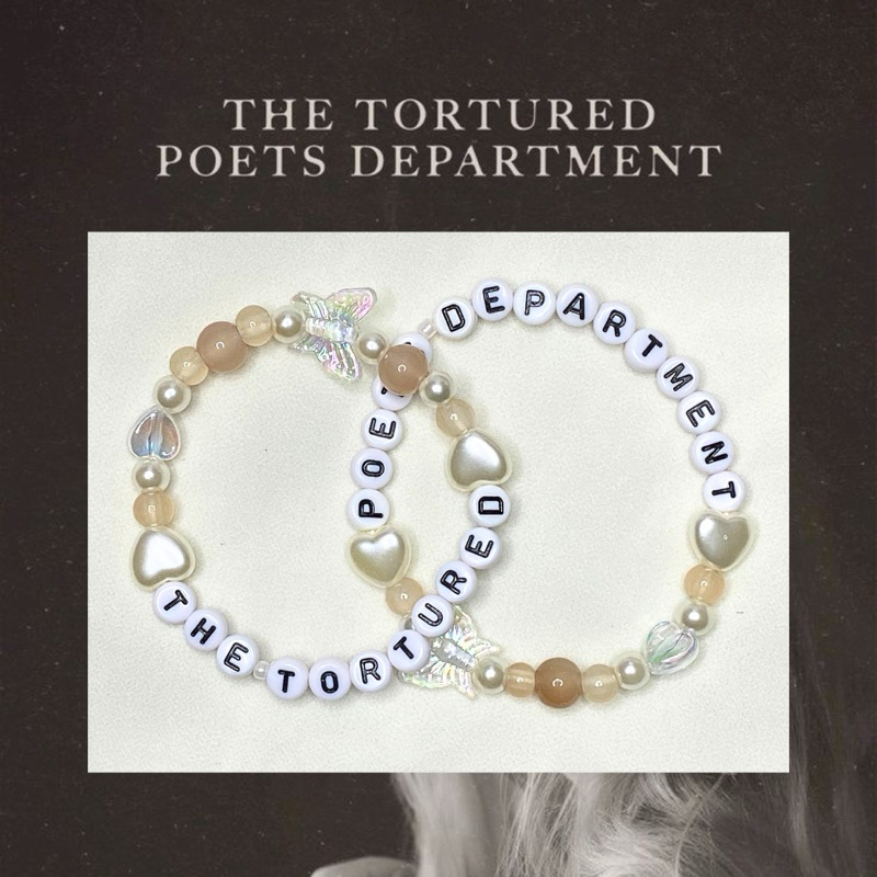 TAYLOR SWIFT The Eras Tour The Tortured Poets Department Album Bracelet Swiftie Friendship