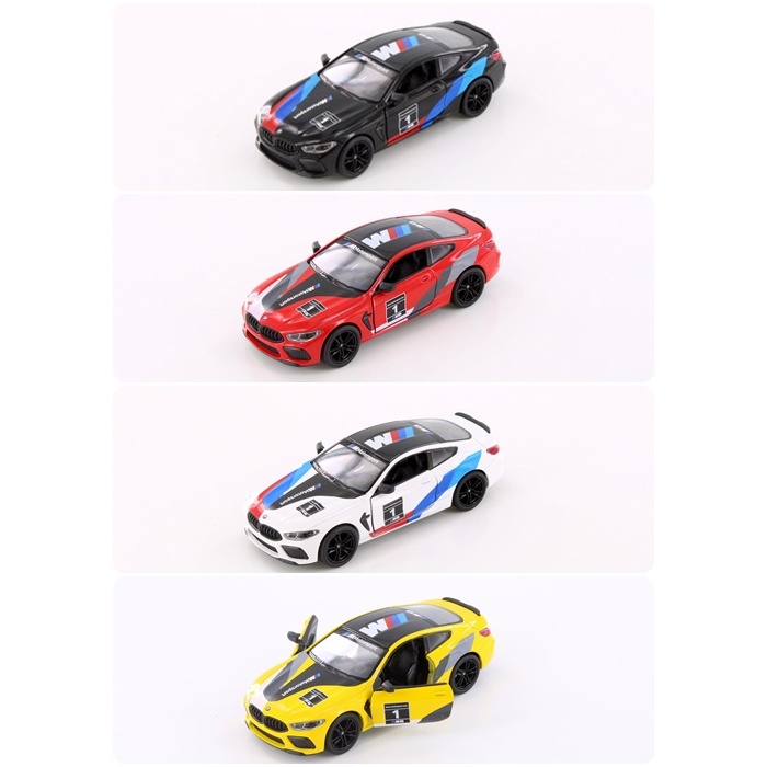 Kinsmart Diecast Car BMW M8 Competition Coupe Rally # 1 BMW Motorsport ...