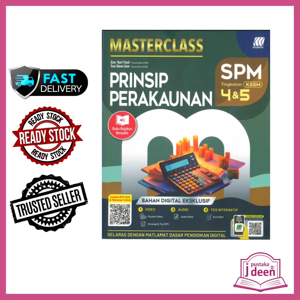 JDEEN BUKU RUJUKAN SPM PRINSIP PERAKAUNAN-MASTERCLASS 2024 | Shopee ...