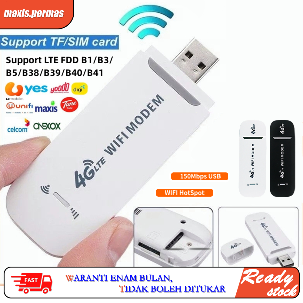 *Modified Modem* Hotspot 4G Wifi Router Unlocked Dongle 150Mbps Bypass