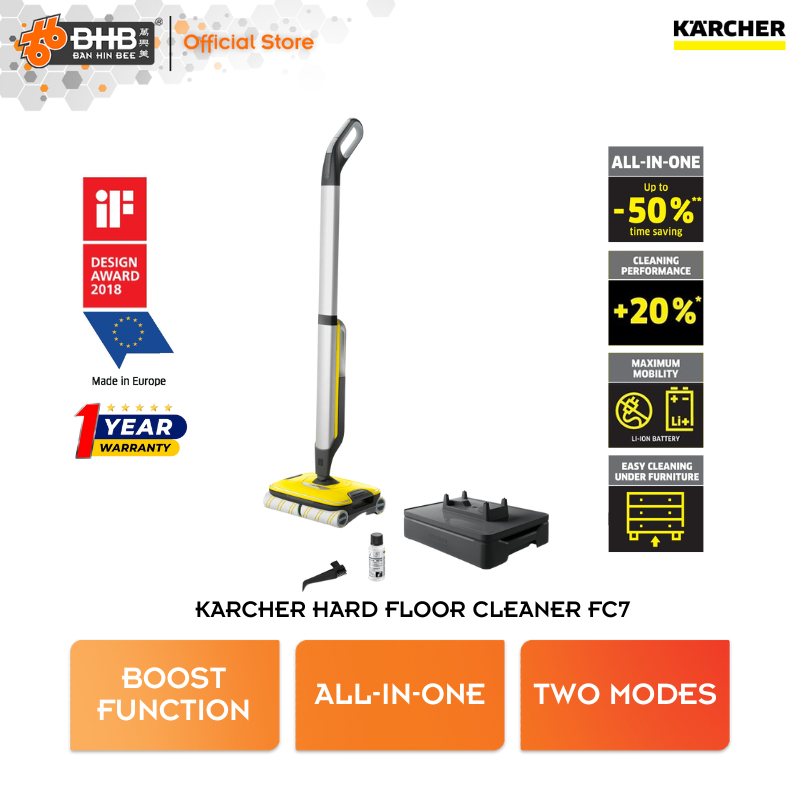 Karcher Hard Floor Cleaner Vacuum FC5/FC5 Cordless/FC7 Cordless Two