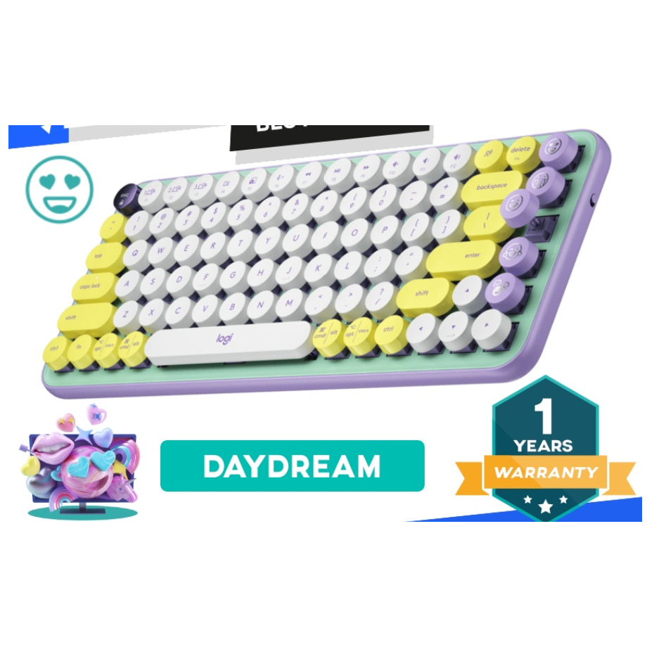 Logitech POP Keys / POP Mouse Wireless Mechanical Keyboard Daydream ...