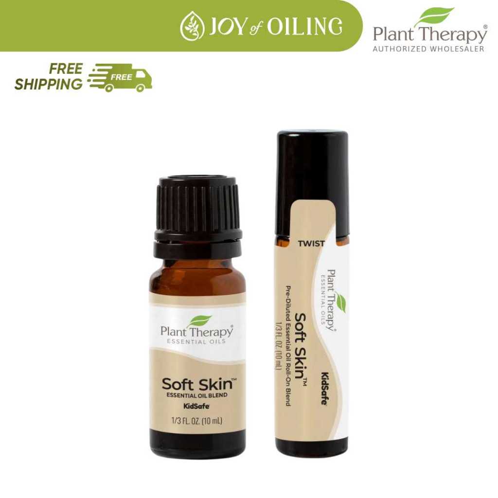 Plant Therapy Soft Skin Essential Oil Blend 10ml Pre Diluted Roll On