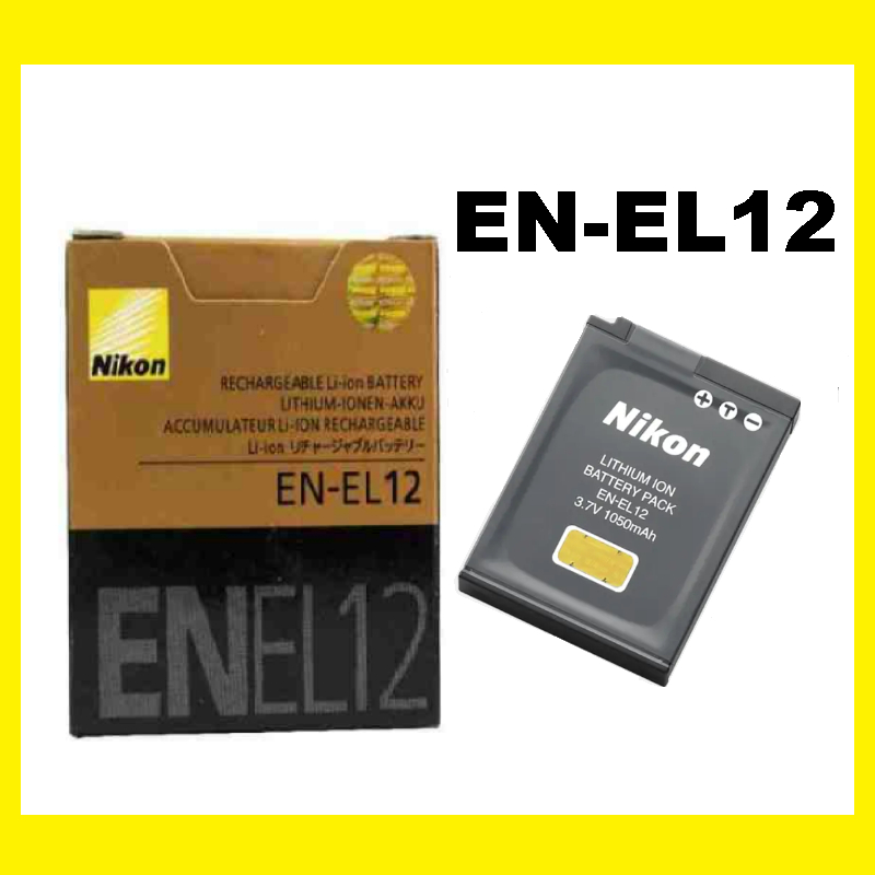ENEL12 ENEL12 Rechargeable Battery Pack Nikon 3.7V 1050mAh Camera