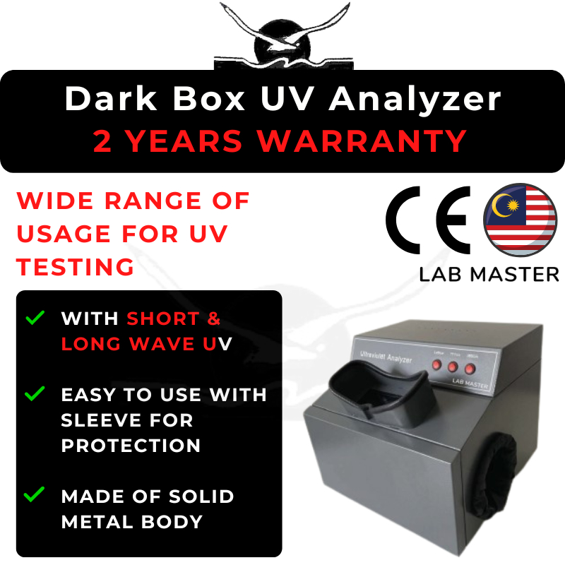 LAB MASTER/MALAYSIA Dark Box UV Analyzer for F&B Dye Textile Grain Oil ...