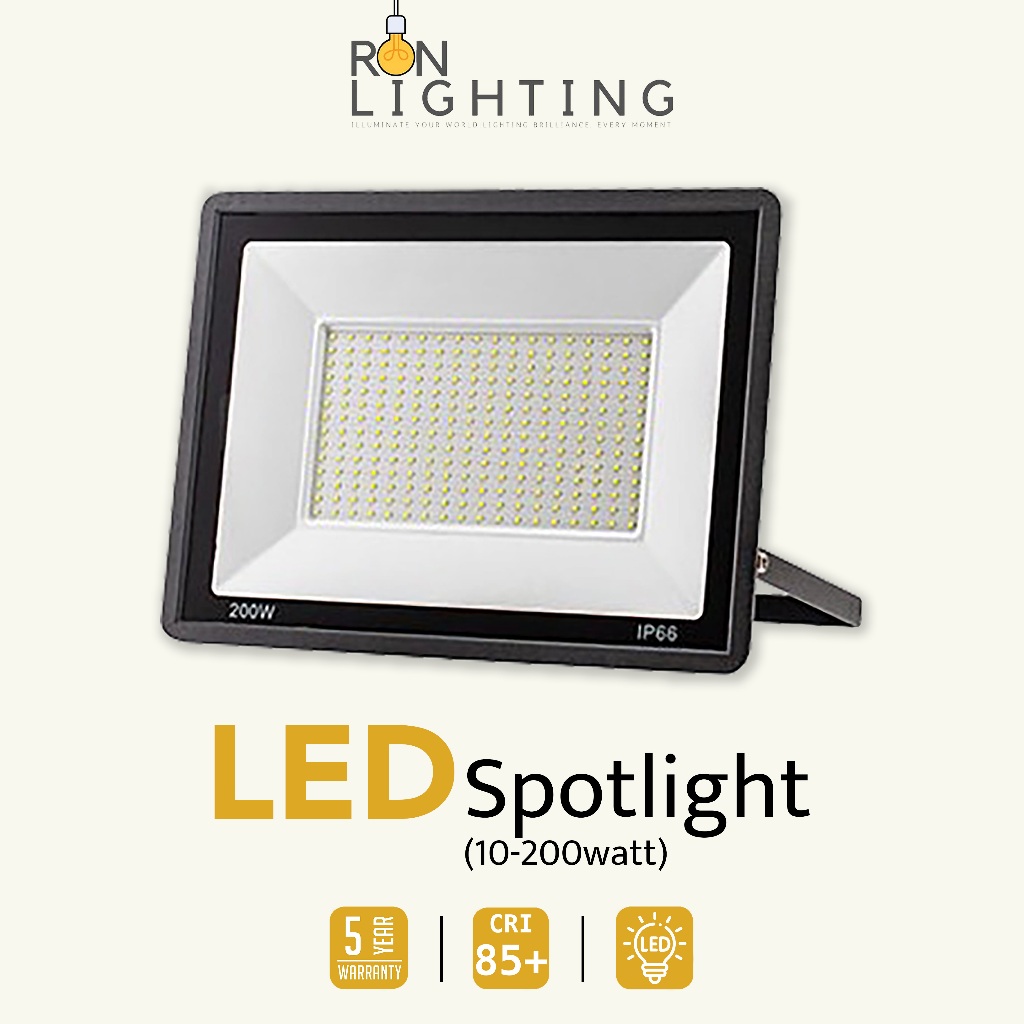 LED Spotlight LED Floodlight Waterproof Weatherproof IP66 Outdoor ...
