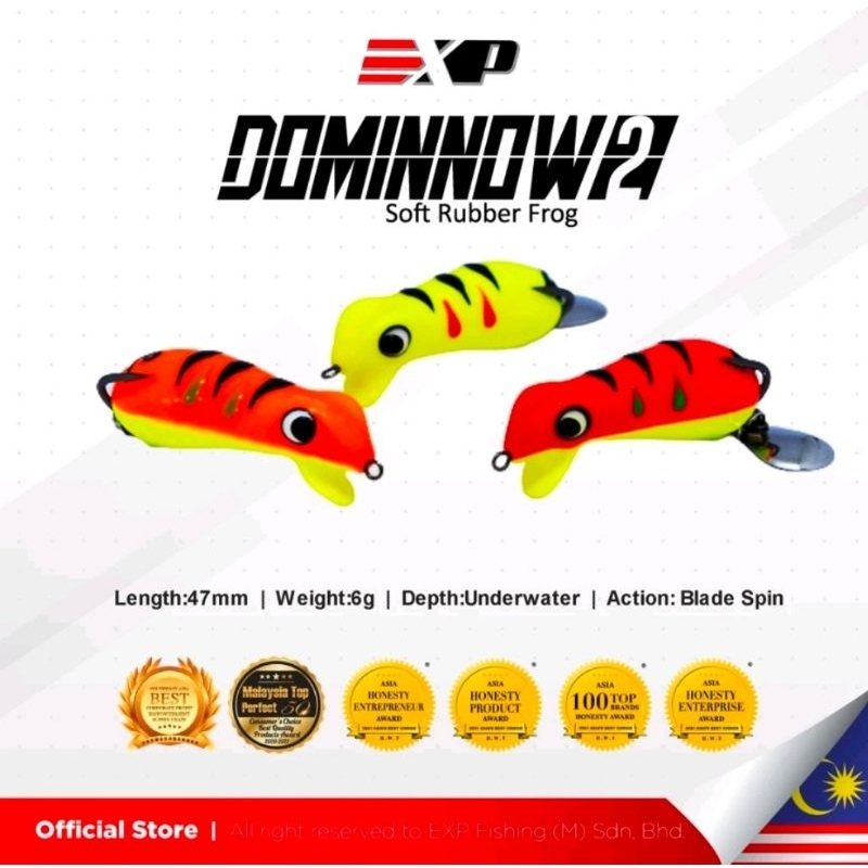 EXP DOMINNOW V2 SOFT FROG 47mm 6g | Shopee Malaysia