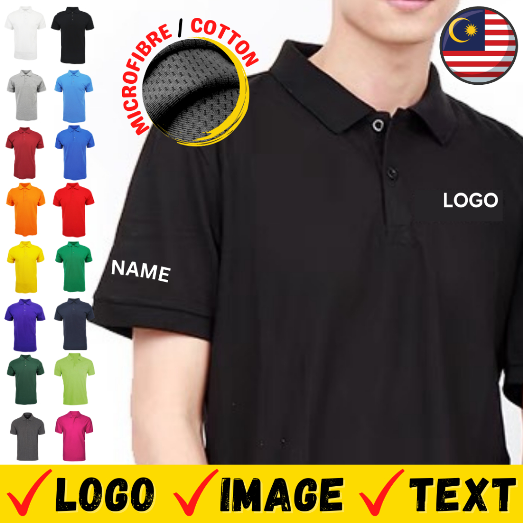 Custom polo shirts with logo no minimum hotsell