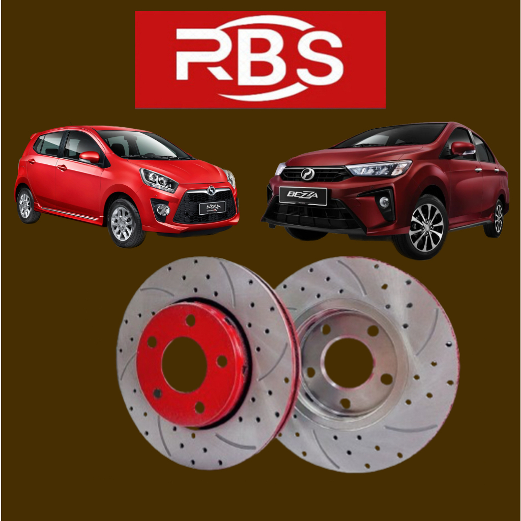 RBS SPORT FRONT DISC ROTOR PERODUA MYVI(2011-2017)/AXIA/BEZZA | Shopee ...