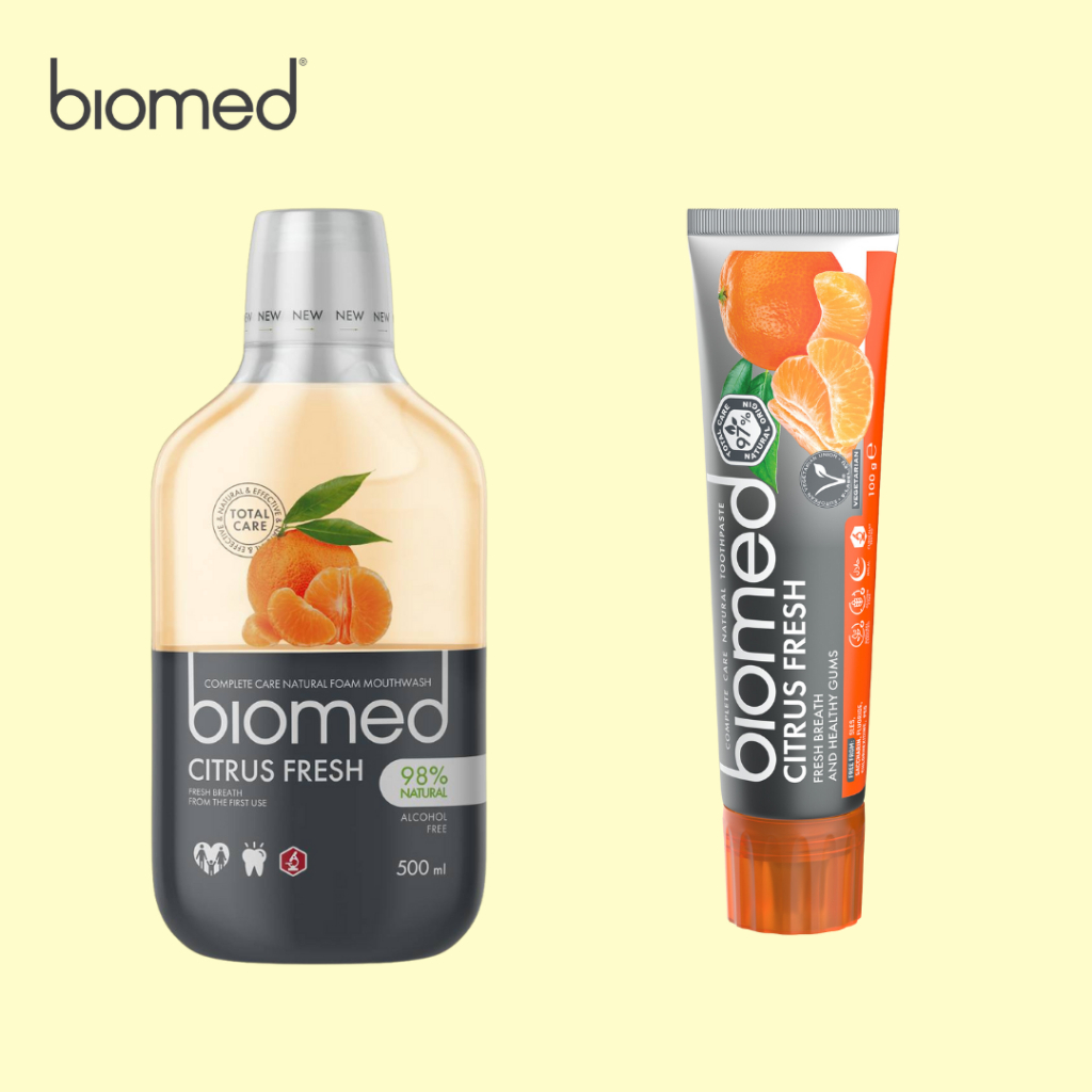 RAMADAN SALES Biomed Bundle Set( Mouthwash + Toothpaste) Shopee Malaysia