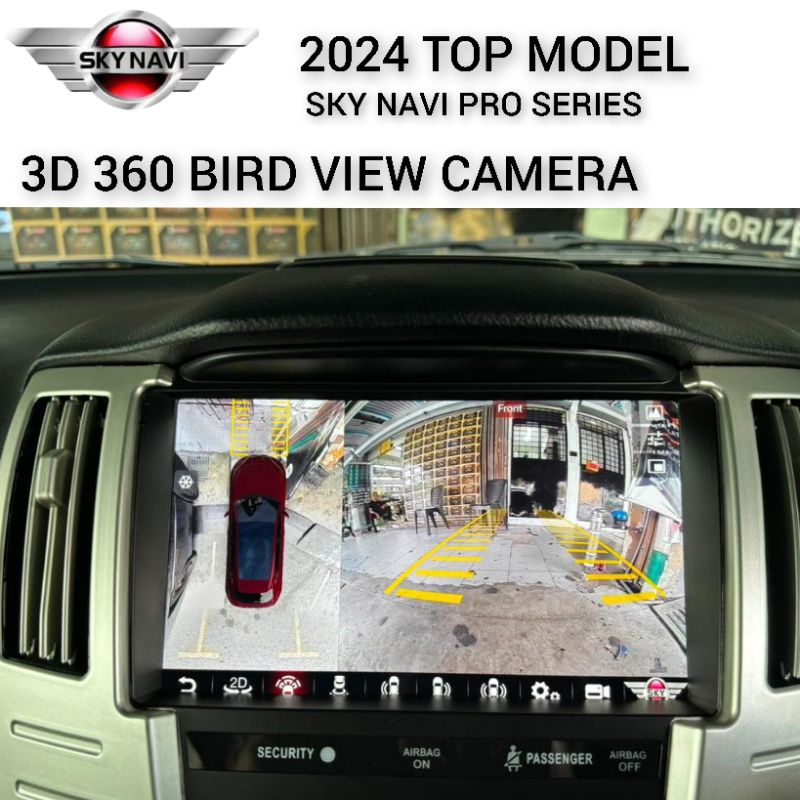 TOYOTA HARRIER 2003-2012 CAR ANDROID PLAYER WITH 360 BIRD VIEW CAMERA ...