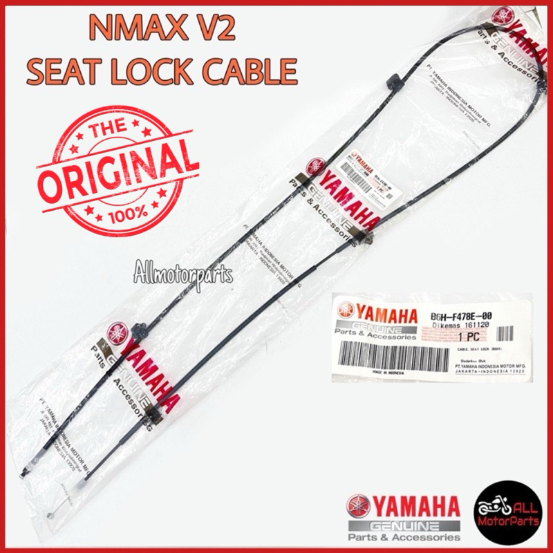 [100% ORI] NMAX V2 N MAX 150 V2 SEAT LOCK CABLE KABEL WIRE TALI B6H ...