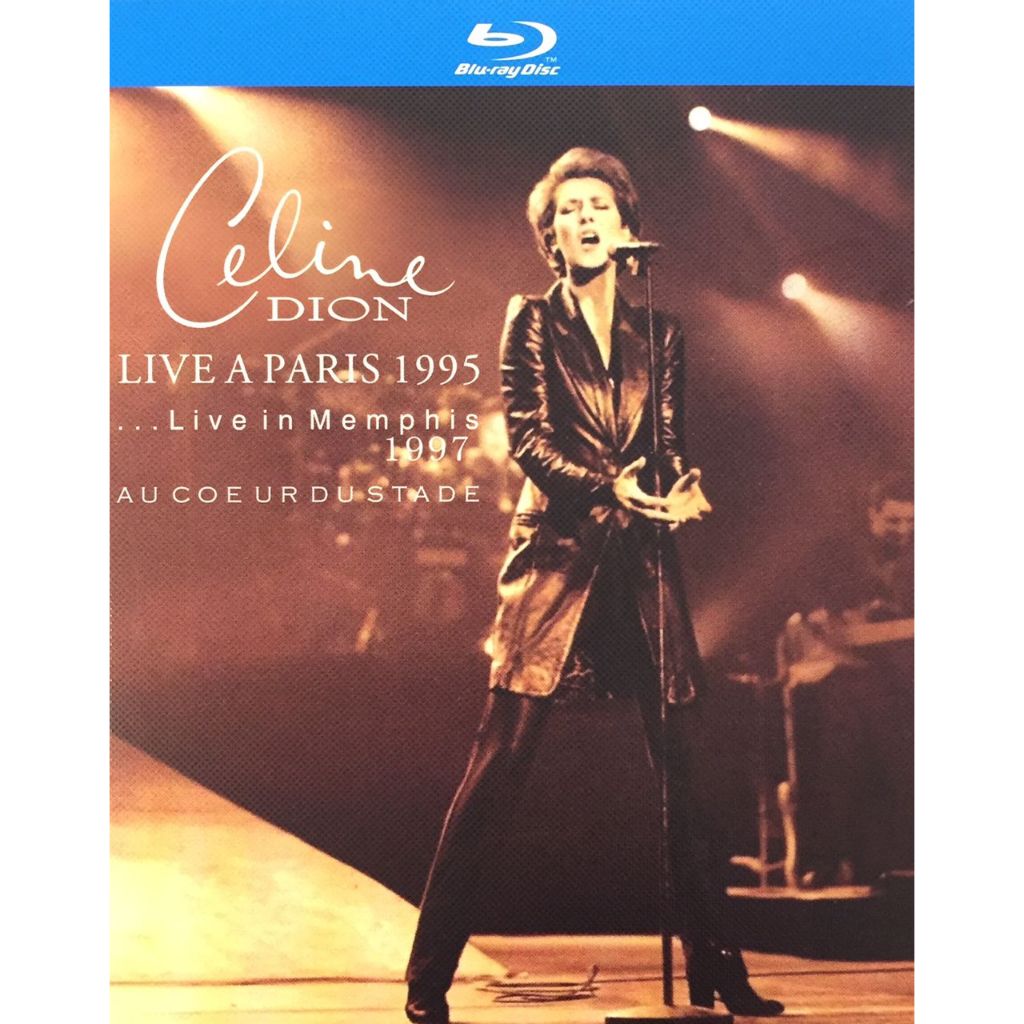 Blu-ray Concert Celine Dion Live A Paris 1995 / Live In Memphis