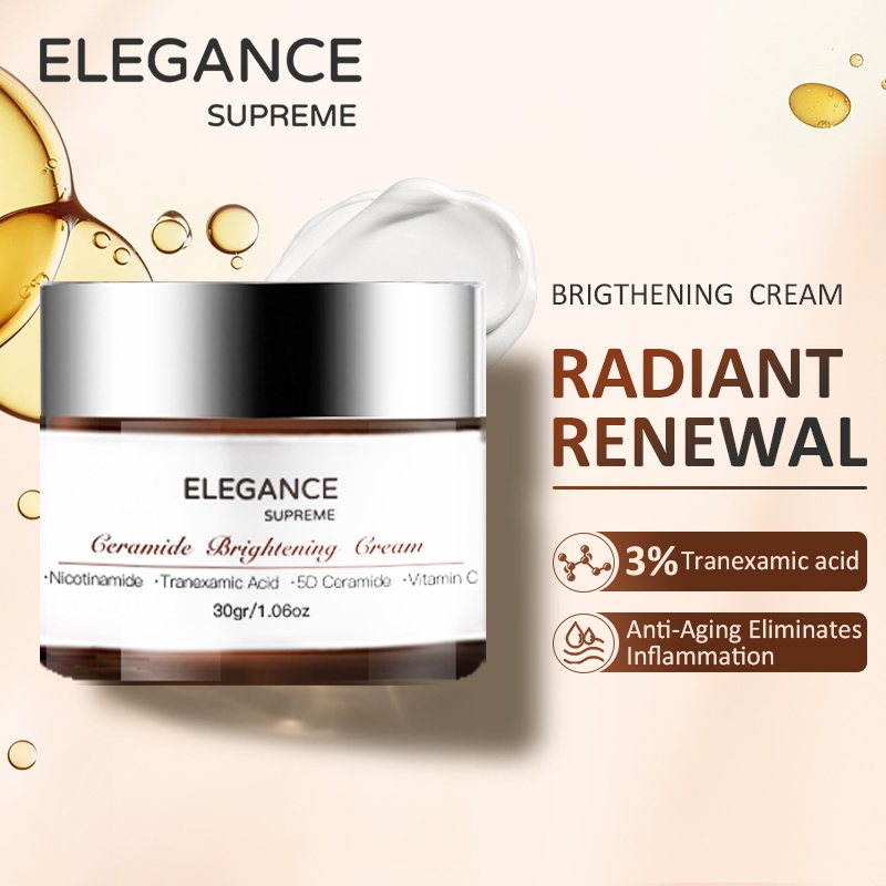 ELEGANCE SUPREME Niacinamide Brightening Moisturizer Gel Day and Night cream All Skin Types 30g