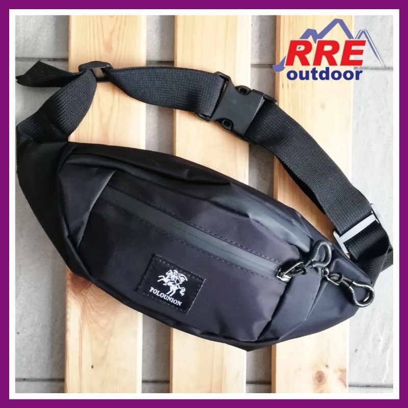 MALAYSIA STOCK RRE Pouch Bag Fashion Casual Ranggi Rider Waterproof Medium Lightweight Bum Beg Silang Pinggang