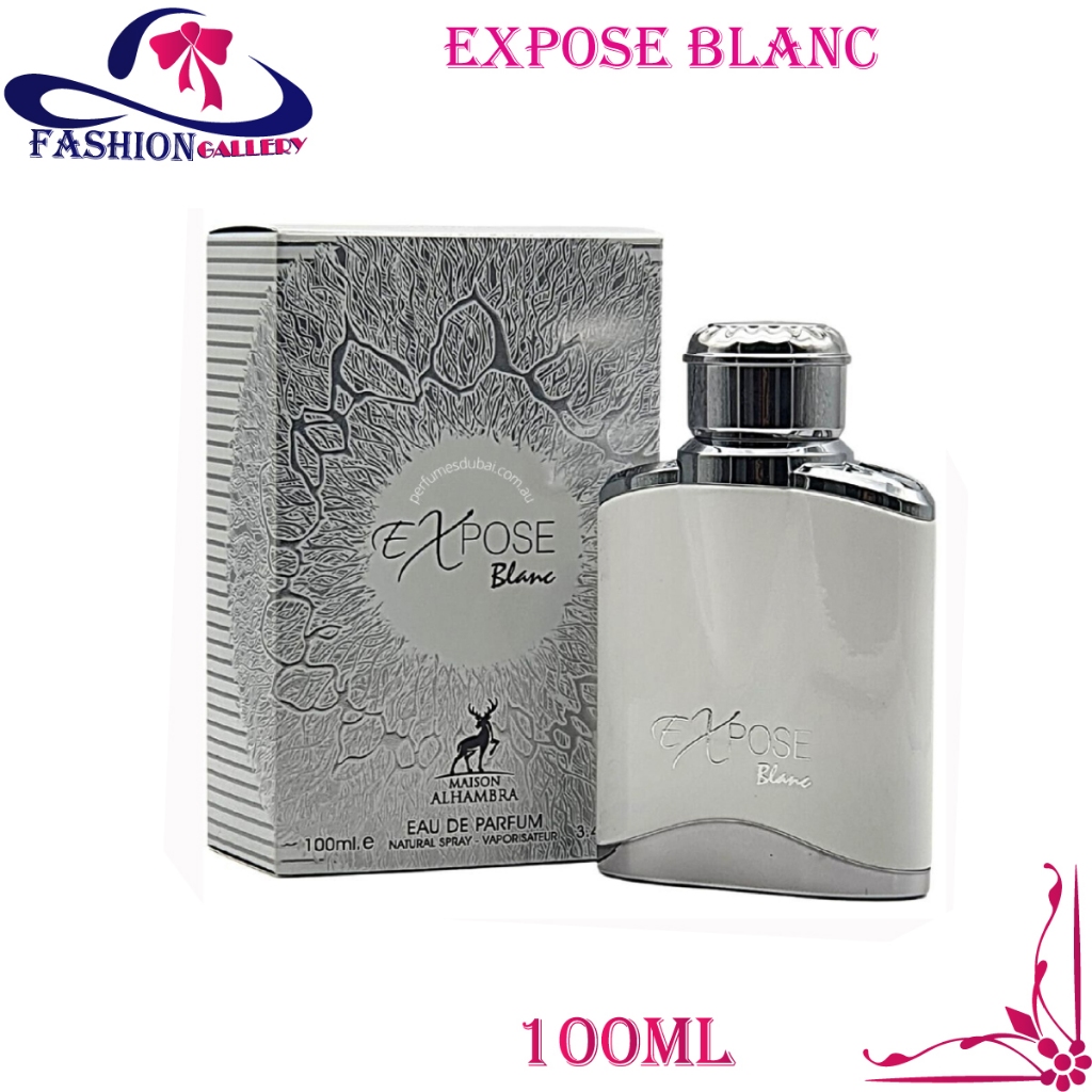 EXPOSE BLANC 100ML BY MAISON ALHAMBRA EDP PERFUME SPRAY 100% ORIGINAL ...