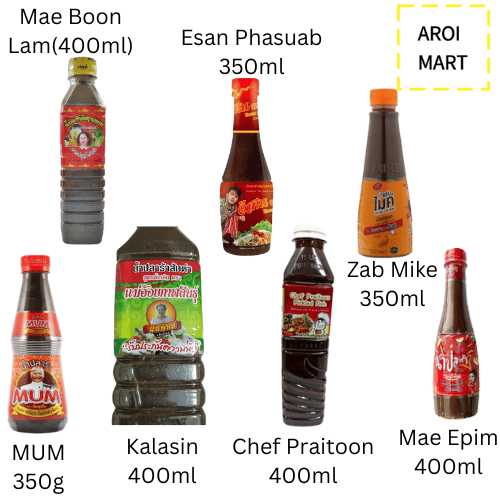 Thailand Famous Fermented Fish Sauce 泰国腌鱼酱 Halal SomTam / Budu Thai