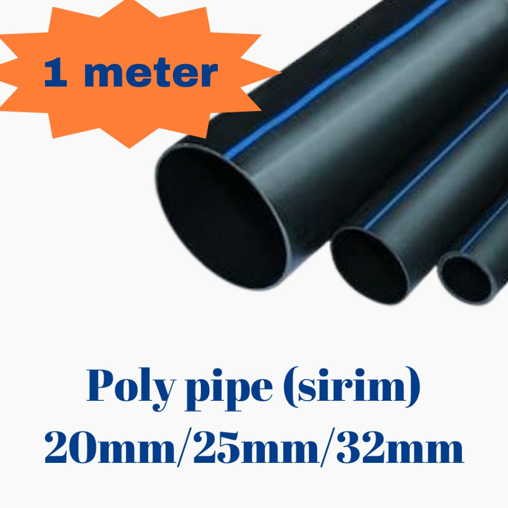 Polypipe(PN12.5)5-10meter/20mm,25mm,32mm | Shopee Malaysia