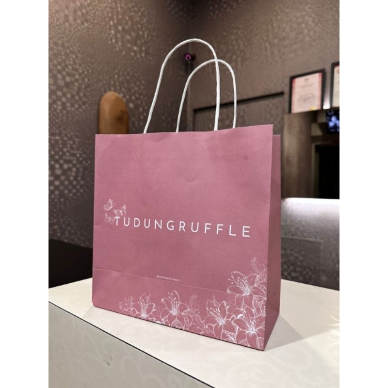 PAPER BAG TUDUNG RUFFLE | Shopee Malaysia