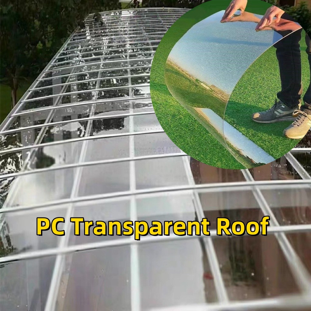 PC Flat Transparent Roof / Atap Cerah Lutsinar Rata 1mm Polycarbonate ...