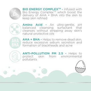 Bio-essence Bio-Cleanse AHA BHA Amino Acid Cleanser 100g | Shopee Malaysia