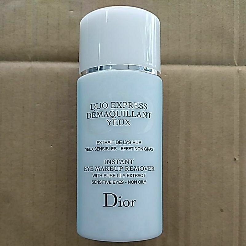 Dior 125ml dua express instant eye makeup remover Shopee Malaysia