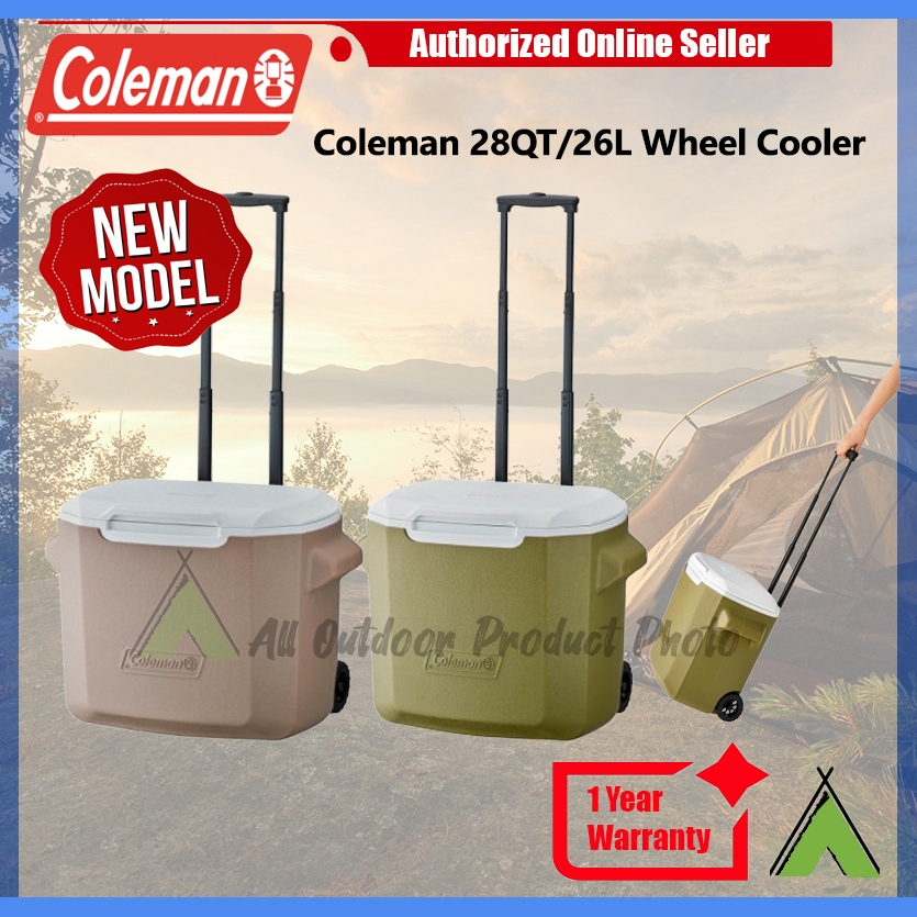 Coleman 28QT/26L Wheel Cooler Box | Shopee Malaysia