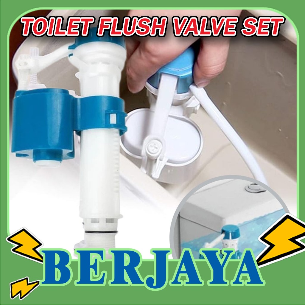 Flush Toilet Flush Set Pam Tandas Flush Duduk Toilet Flush Valve 馬桶水箱配件
