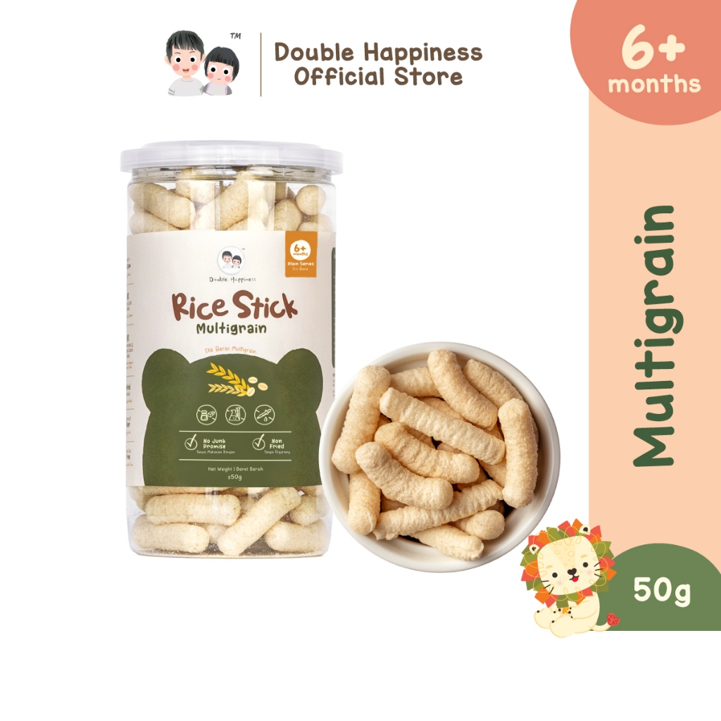 Double happiness rice puff for baby / baby puff / baby biscuit / 宝宝米饼 ...