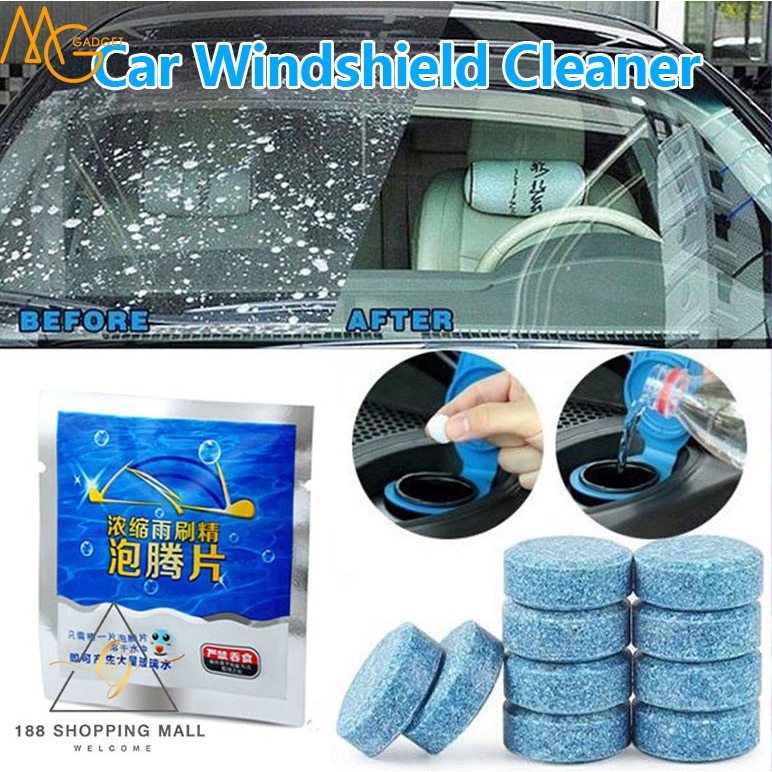 10pc/20pc/30pc Car Windshield Cleaner Glass Cleaner Car Solid Wiper ...
