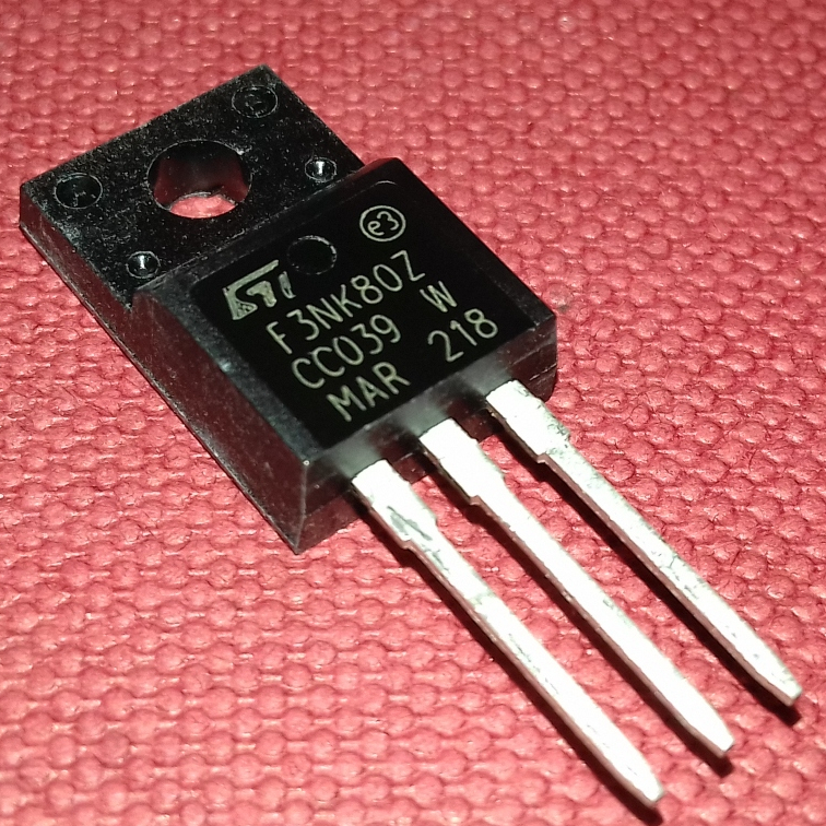 (1413) F3NK80Z STF3NK80Z N-CHANNEL MOSFET 3A 800V TO-220F | Shopee Malaysia
