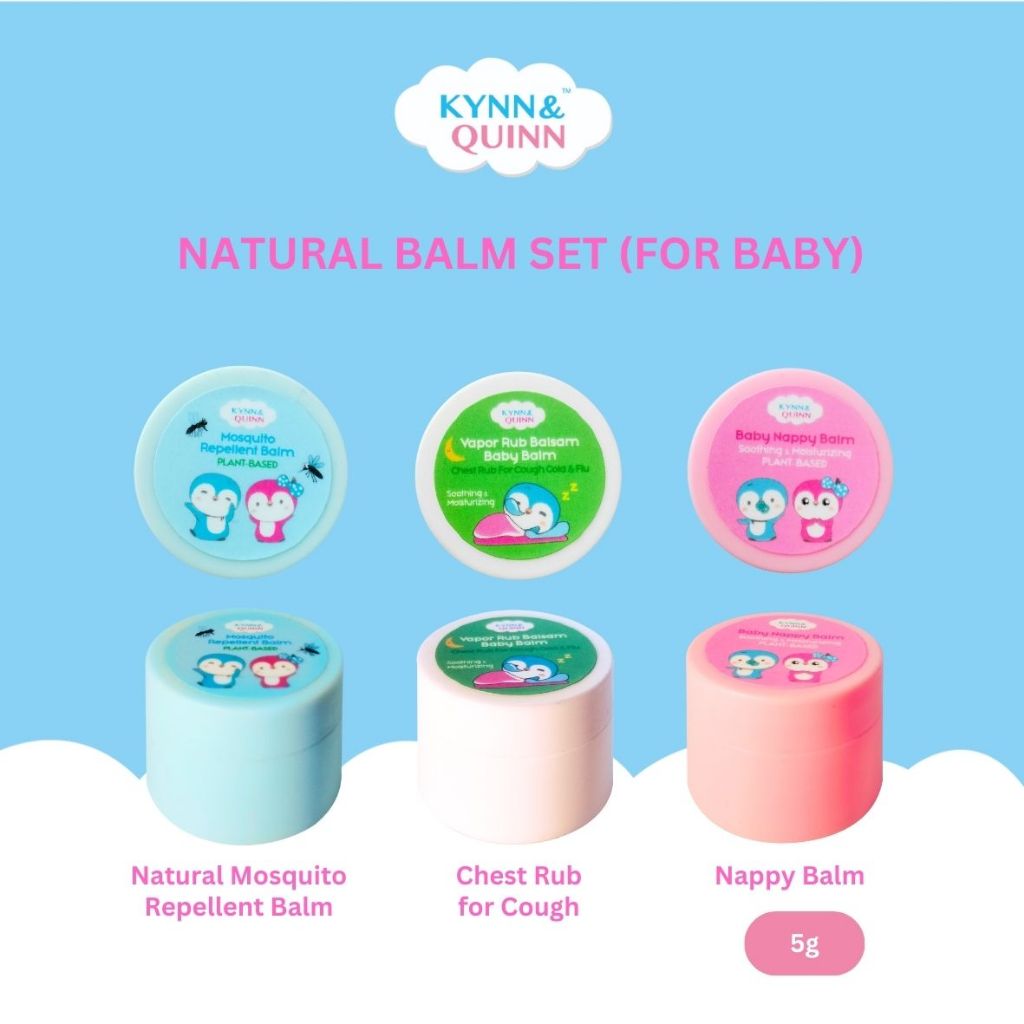 Kynn & Quinn Natural Balm, Bug Bite Relief, Chest Rub For Flu, Nappy