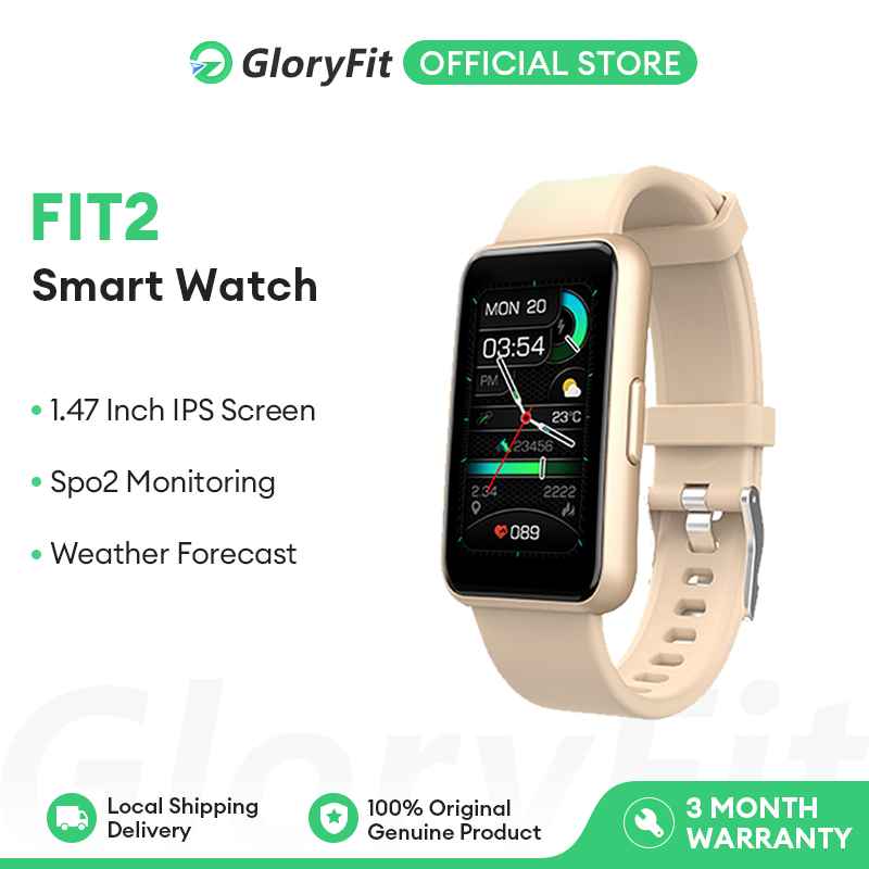 Gloryfit Smartwatch Band FIT2 Women Huawei 8 Band IP68 Waterproof Heart Rate Blood pressure