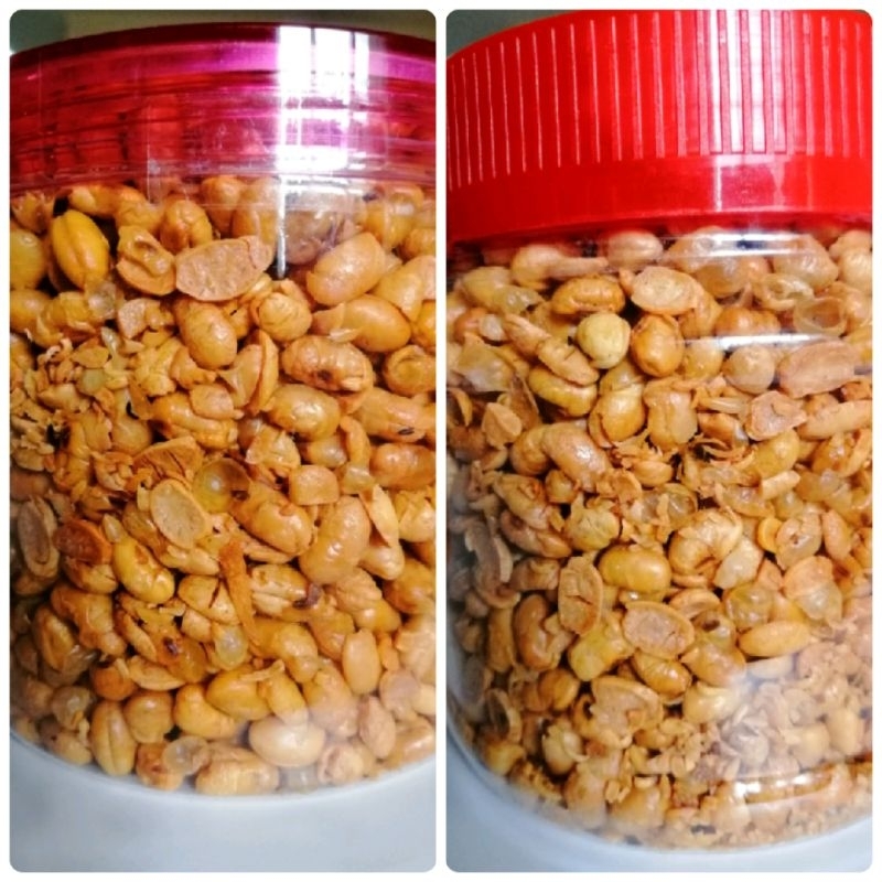 Kacang kedelai goreng sebagai toping masakan