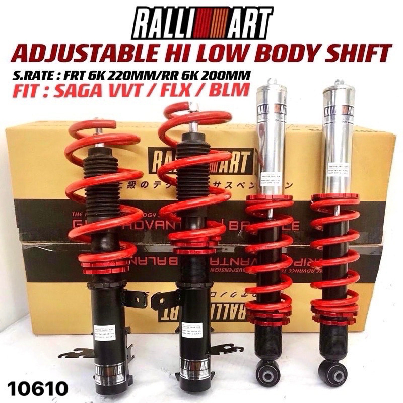 RALLIART PROTON SAGA FLX / BLM / SAGA VVT / SAVVY ADJUSTABLE ABSORBER ...