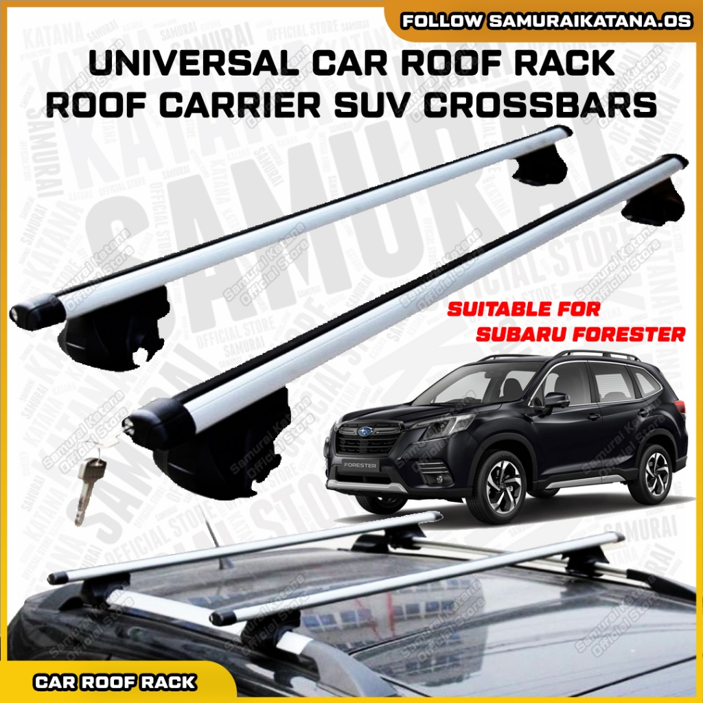 🗄️ For Subaru Forester SUV Car Roof Rack Bar Luggage Carrier Car With ...