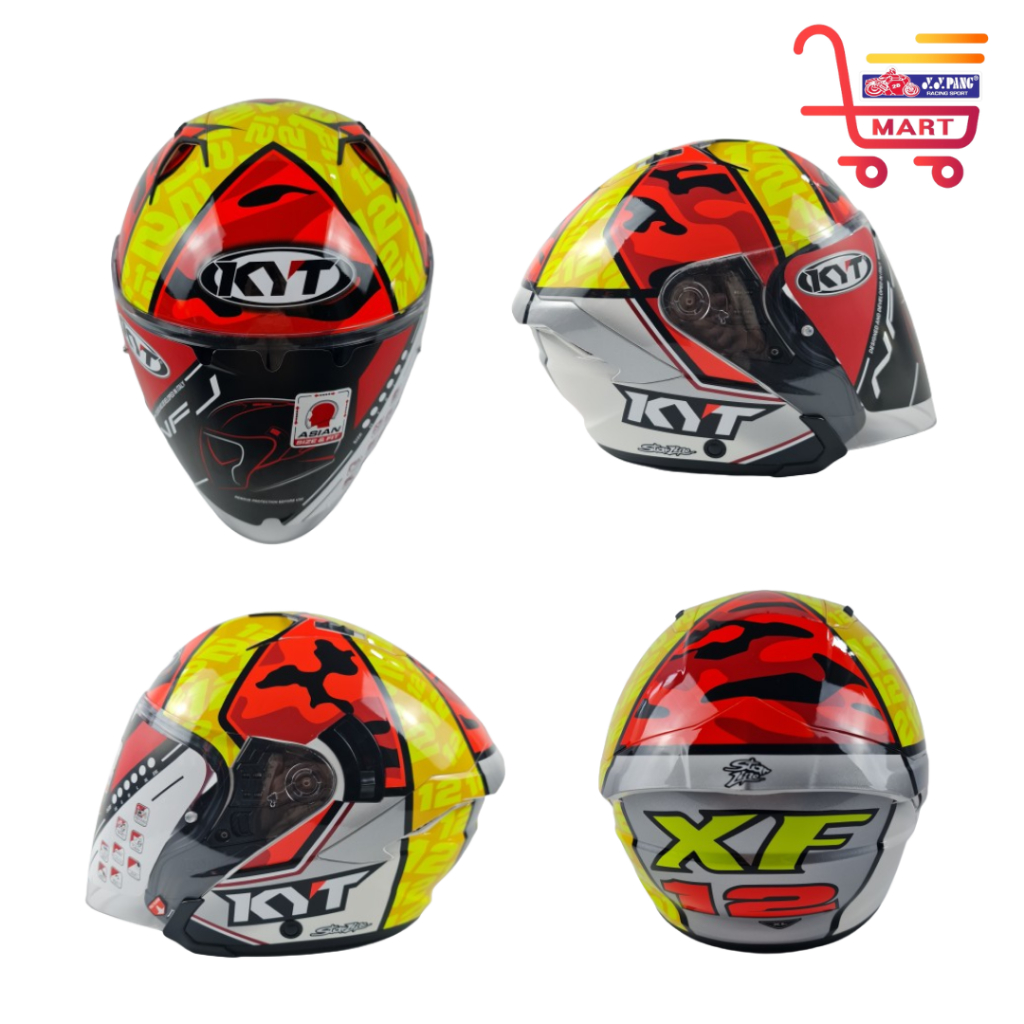 KYT HELMET NFJ WITHU MISANO SAKURA SUPER KIP BROC PARKES
