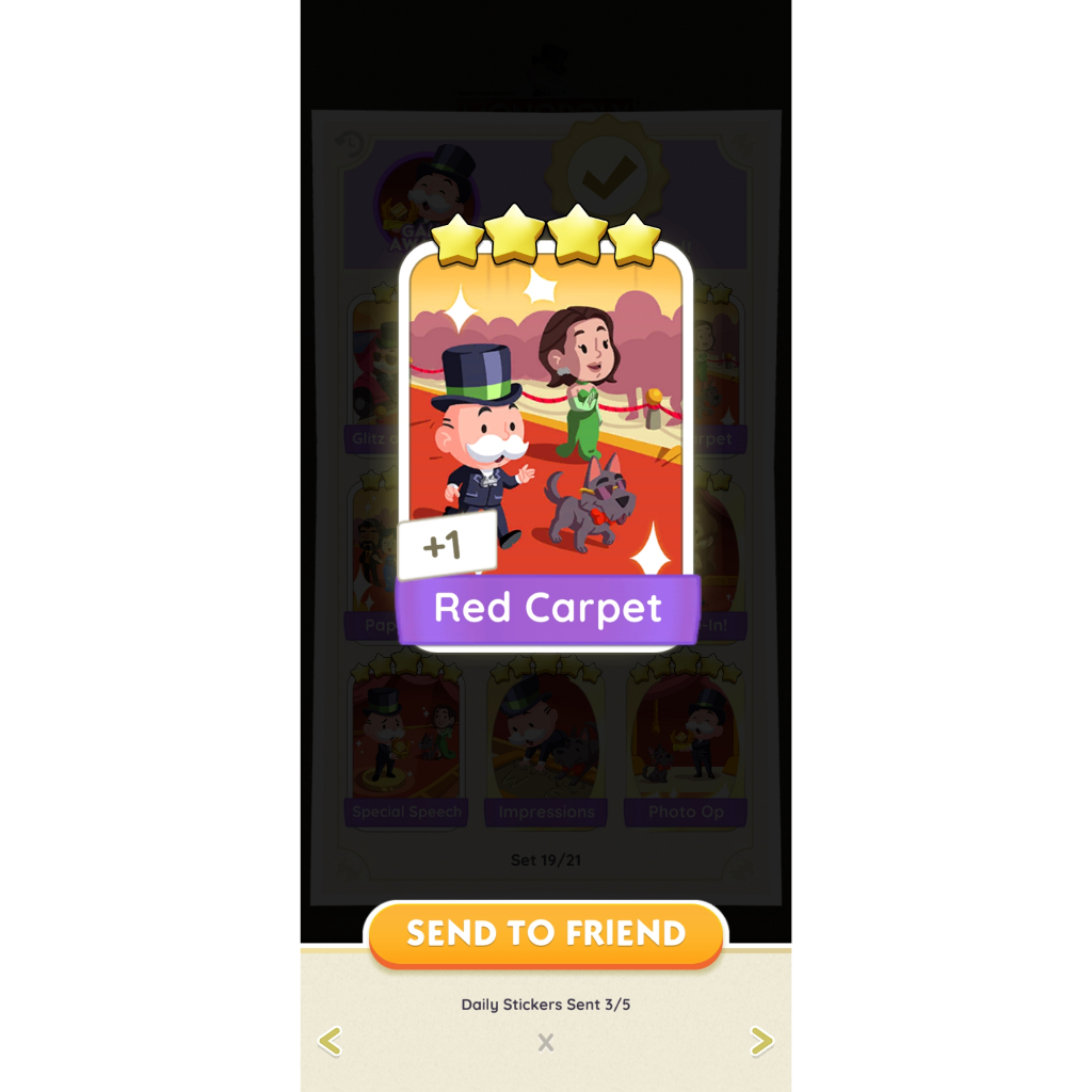 MONOPOLY GO Stickers (4/5 Stars) | Shopee Malaysia