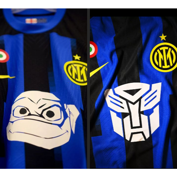 NEW 24/25 Inter Milan Transformer & Ninja Turtle Edition Fan & Player ...