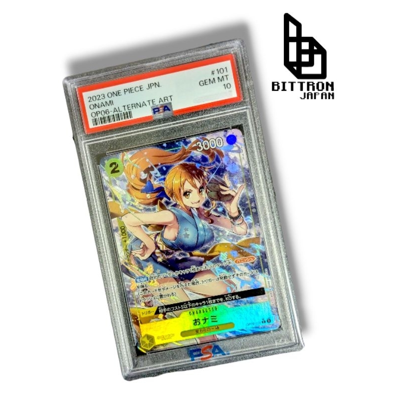 PSA 10 Onami R OP06-101 One Piece TCG graded card | Shopee Malaysia